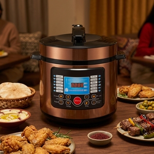 Cuisinière à cuisson rapide 5/6L 16 en 1 pour usage domestique avec pot intérieur antiadhésif, boutons intelligents, sélection directe pour une cuisson rapide - Product Image 3