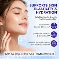 ArtoaLabs - Suplemento de Belleza para Piel y Cabello de Marca Privada, Cápsulas Blandas de Péptido de Cobre GHK-Cu Liposomal con Biotina y Ácido Hialurónico