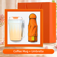 Ensemble Cadeau de Bureau : Tasse à Café, Parapluie, Fournitures pour Trajet Quotidien, Bureau, Salle de Réunion, Zone de Réception – Pack en Gros avec Logo Personnalisé
