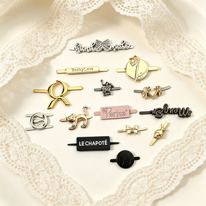 Vente flash : étiquettes métalliques personnalisées gravées avec logo de marque pour vêtements, sous-vêtements et maillots de bain - Product Image 5