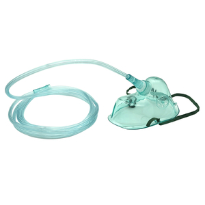 <span class=keywords><strong>Masque</strong></span> facial à oxygène jetable en PVC et silicone CE pour adulte avec tube, filtre OEM pour nébuliseur - Product Image 1