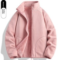 Fabricants de vêtements personnalisé hiver nouveau manteau femmes velours épaissi Cardigan décontracté couleur unie chaud haut à manches longues