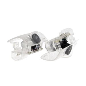 ชุดไฟประตูโปรเจคเตอร์โลโก้ LED สำหรับรถยนต์ Toyota for Corolla Land Cruiser pruis Verso Crown สำหรับ Camry Estima Sequoia Prado 24V