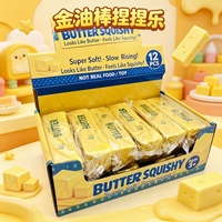 Nouveau Bestseller : Jouet Squishy à Presser en PU, Super Moelleux et Ultra Doux, en forme de Bâton de Beurre ou Bande de Lait, Style Tendance Internet, à Rebond Lent