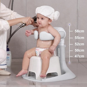 Baignoire debout <span class=keywords><strong>pour</strong></span> bébé réglable en hauteur antidérapante d'usine, support de <span class=keywords><strong>bain</strong></span> multifonction <span class=keywords><strong>pour</strong></span> bébé avec une capacité de charge élevée - Product Image 3