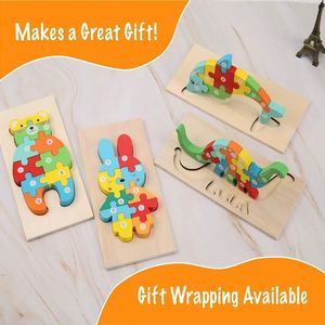Rompecabezas Educativo de Madera 3D de Alta Calidad con Dibujos Animados para el Desarrollo Cognitivo e Inteligente de Niños de 5 a 7 Años - Product Image 2