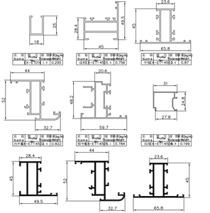 Perfiles de Aluminio L, <span class=keywords><strong>T</strong></span>, Z en Gris Mate, Aptos para Ventanas Alco-5 en el Mercado Etíope, Moldes Listos para Usar - Product Image 3