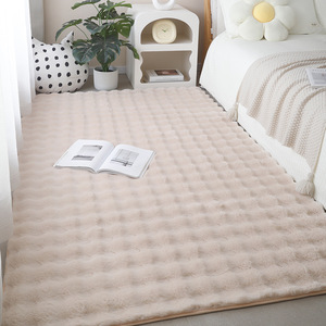 <span class=keywords><strong>Tapis</strong></span> moderne en 3D à bulles, imitation fourrure de lapin, peluche douce en polyester, <span class=keywords><strong>tapis</strong></span> antidérapant lavable pour la prière, le pique-nique, le salon - Product Image 3