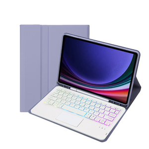 <span class=keywords><strong>Teclado</strong></span> con funda protectora para Samsung <span class=keywords><strong>Tab</strong></span> S7 11 "T870/T875/<span class=keywords><strong>S8</strong></span> 11" X700/X706, funda con <span class=keywords><strong>teclado</strong></span> inalámbrico retroiluminado Trackpad - Product Image 1