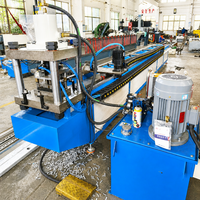 Machine de profilage automatique pour rail latéral de chemin de câbles électrique de 1,2 à 2,0 mm de largeur, réglable pour l'ingénierie électrique