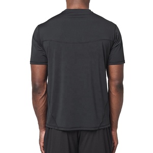 T-Shirt <span class=keywords><strong>Slim</strong></span> <span class=keywords><strong>Fit</strong></span> Personalizzata da <span class=keywords><strong>Uomo</strong></span> con Cuciture Raglan, Manica Corta, Asciugatura Rapida, Pannello Laterale in Rete Traspirante, Abbigliamento per Allenamento e Corsa - Product Image 3