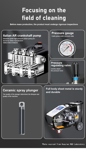 เครื่องทำความสะอาดอุตสาหกรรมอิตาลี AR Pump Ultra High กำลังไฟ 22 กิโลวัตต์ สำหรับงานหนัก  กำลังสูงพิเศษ 22 กิโลวัตต์ - Product Image 2