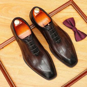 Chaussures Oxford pour hommes de haute qualité, en cuir formel, décontractées, de bureau, luxueuses, respirantes, légères, antidérapantes, pour l'automne - Product Image 2
