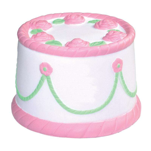 Pelotas Antiestrés Personalizadas al por Mayor con Forma de Pastel de Cumpleaños, Logotipo Impreso, Regalo Promocional, Juguetes Blandos de Lenta Recuperación - Product Image 1