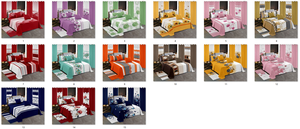 Vente Directe Usine : <span class=keywords><strong>Ensemble</strong></span> de <span class=keywords><strong>Draps</strong></span> de Lit Moderne Luxe 13 Pièces, Drap Housse, Literie et Décoration de Chambre avec Rideaux et Tapis Assortis, Taille King - Product Image 3