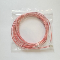 Sonde de température miniature RTD PT100, 3x10mm, câble PTFE étanche, 3 fils, résistante à la corrosion, -50-400°C