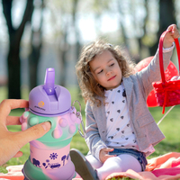 Design de mode Drinkware Bouteille Soulagement Du Stress Réutilisable Pop Top Bulle Sensorielle Fidget Jouets Silicone Pliable Bouteilles D'eau