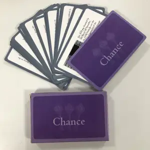 Cartas de tarô mágicas para adultos, cartas de memória personalizadas com caixa