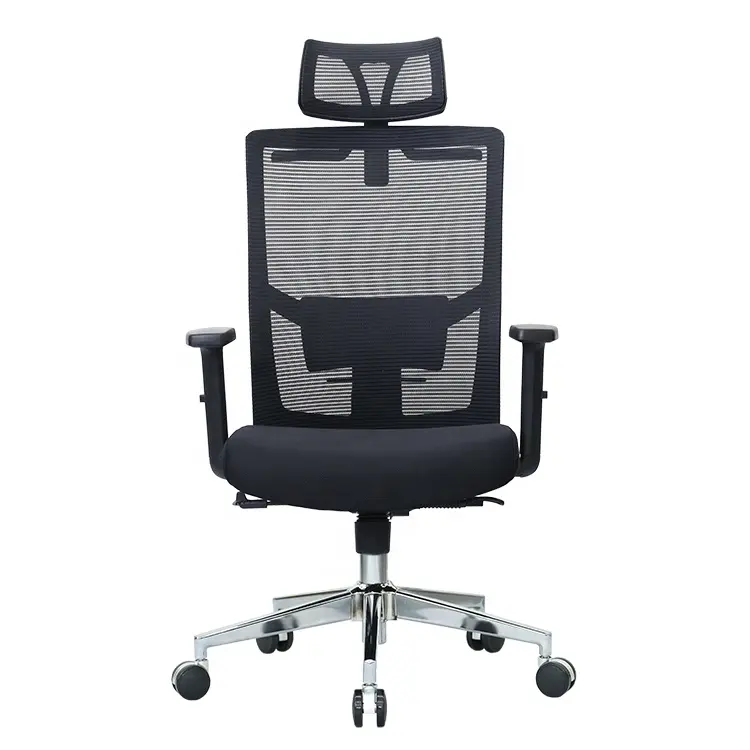 패션 고품질 부드러운 스폰지 럭셔리 인체 공학적 회전 의자 이그제큐티브 사무실 의자 머리 받침 사무실