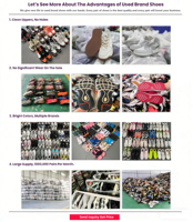 Baskets de Sport d'Occasion en Gros pour Hommes, Marque de Qualité Supérieure, Chaussures Mixtes Utilisées, Balles Zapatos Usados Sapatos Usados