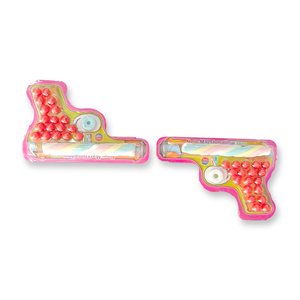 Op maat gemaakte private label speelgoedpistoolvormige gepofte tabletten <span class=keywords><strong>marshmallow</strong></span> met diverse fruit smaken, leuke bulk snack snoepgoed voor groothandel - Product Image 5