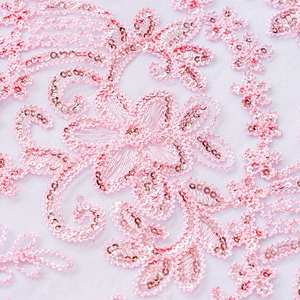 Producto nuevo, cordón de malla bordado de ensueño, Material de lentejuelas, tela de encaje africano para vestido de mujer - Product Image 4