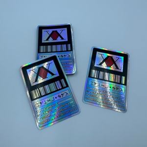 Autocollant personnalisé en vinyle 50x50mm, adapté aux étuis à pilules, aux jouets, holographique, imperméable, auto-adhésif, pour bouteilles d'eau, verre, impression - Product Image 3