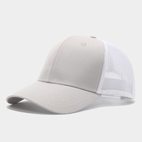 Gorra de béisbol Spot Richardson 112 de malla, color liso, transpirable, de 6 paneles, ajustable, a la moda, informal, para verano