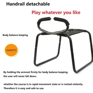 Chaise pour Positions de meubles sexuels Tabourets rebondissants Chaise de sexe avec main courante Jouet fantaisie pour couples <span class=keywords><strong>Jeux</strong></span> pour <span class=keywords><strong>adultes</strong></span> - Product Image 3