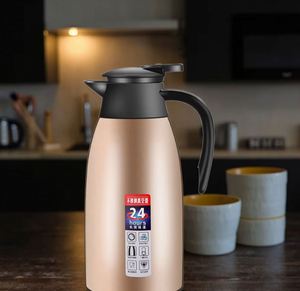 Modern 304 Stainless Steel Business <b>Gifts</b> <b>Gift</b> <b>Box</b> <b>Large</b> Capacity 2L Welcome Coffee Pot Hot Water Bottle Vacuum Insulation 6 - Product Image 2