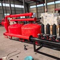 Filtro de Arena y Agua Industrial de Acero al Carbono de Doble Tanque Automático con PLC, Alto Caudal de 30m3 por Hora