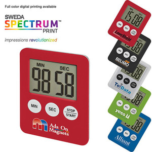 Bk0015 Electronic Kitchen Timer 60 Min Lcd Display Magnetic Rectangle Portable Multi Color Set Time Reminder - Product Image 2