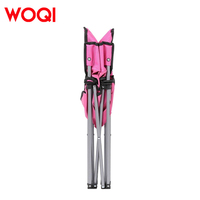 WOQI vente en gros personnalisé moderne fer Compact Portable Barbecue pêche chaise de plage extérieur pliant Camping
