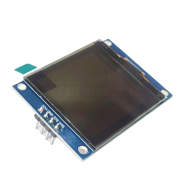 OLED LCD Module 1.5 Inch White Display 128*128 Dots Driver Chip SH1107 COG I2C IIC 4PIN 3V-5V
