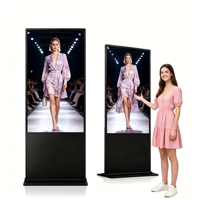 Pantalla Digital LCD de 43-85 Pulgadas con Soporte para SDK, para Señalización Digital en Interiores, Publicidad en Video Wall
