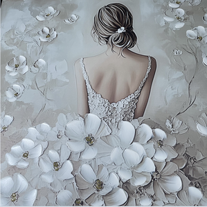 80cm S2 lớn phòng khách handmade vải dầu nghệ thuật treo Palette cảnh quan hiện đại trang trí nội thất tùy chỉnh dropshipping DDP - Product Image 4