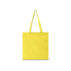Bolsa de Mano Premium 100% Algodón, Color Limón, Tamaño Mediano, para Uso Diario, Compras, con Asa para el Hombro - Product Image 1