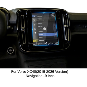 YANCHENTIAN Protection d'écran en verre trempé HD transparent anti-statique sans bulles facile à installer pour <span class=keywords><strong>Volvo</strong></span> XC40 9 pouces - Product Image 1