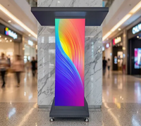 شاشة عرض LED قابلة للطي جديدة P1.5 P3.91 للمعارض، عالية الجودة، مقاومة للماء IP65، سطوع 800 شمعة، للاستخدام الداخلي والخارجي