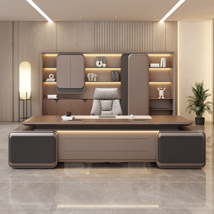 Escritorio Ejecutivo de Lujo Italiano, Mesa de Madera en Forma de L de Alta Calidad, Diseño Moderno para Jefe o Gerente - Product Image 6