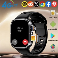 Nuevo Reloj Inteligente Android 4G H800 con Pantalla AMOLED, Batería de 1000 mAh, Compatible con WhatsApp y Google, Descarga Gratuita, Cámara, Resistente al Agua