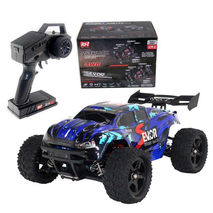 Remo Hobby RH1665 off-road high-speed rechargeable 1/16 4wd remote control  Short course truck RC Car Model brushless motor