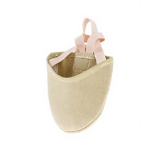 Chaussures de danse orientale modernes professionnelles, design demi-paume, en soie/coton, pour femmes adultes, pratique de gymnastique artistique
