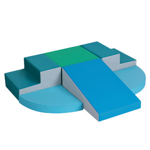 Ensemble d'échelles d'escalade sensorielles pour enfants, combinaison de jouets souples, éducation précoce, utilisation à domicile, tapis en éponge incliné - Product Image 2