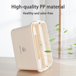 Teyida grande capacità portatile crema stile medicina scatola di stoccaggio Multi-strato materiale PP manici ermetici impermeabili per - Product Image 5