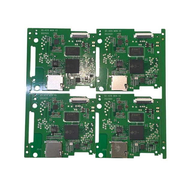 Wireless Router Motherboard PCBA OEM Electronics ISO9001 Certified MOQ 1pcs HUAXING Customized Copper Thickness FR-4 Green