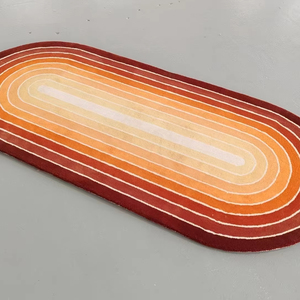 Lớn chần sợi vòng sàn thảm với handmade lối vào thảm Logo-emblazoned khu vực thảm cho phòng khách cho nhà xe cầu nguyện du lịch Golf - Product Image 6