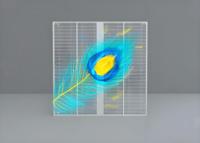 Pantalla LED Transparente Interior Personalizada de 1000x1000 mm, Resolución P3.9-7.8, Brillo de 1000-4000 cd