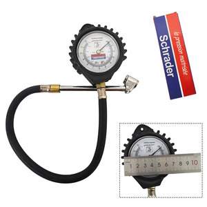 Gonfleur pneumatique professionnel pour pneus, 170 PSI, 12 bars, jauge de pression d'air robuste avec tuyau en caoutchouc pour camion, bus, usage agricole - Product Image 6