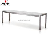 Tables et chaises de salle à manger en stratifié HPL personnalisé résistant aux rayures et aux chocs